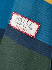 Joules Boys' Onside Navy Striped Cotton Rugby Shirt - Image 18 of 18