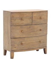 Barker and Stonehouse Brown Lewes 4 Drawer Reclaimed Wood Chest - Image 2 of 6