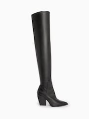 AllSaints Black Lara Boots - Image 1 of 6