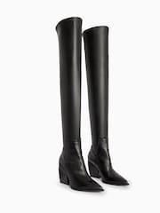 AllSaints Black Lara Boots - Image 2 of 6