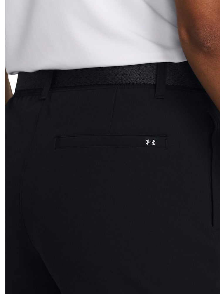 Under Armour Black Golf Drive 100% Cotton Shorts - Image 3 of 5