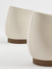 Bone Forever Comfort® Leather Square Toe Ballerina Shoes - Image 7 of 8