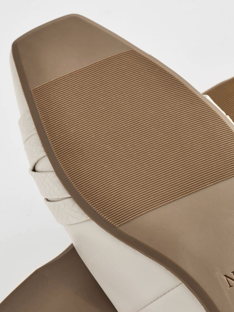 Bone Forever Comfort® Leather Square Toe Ballerina Shoes - Image 8 of 8