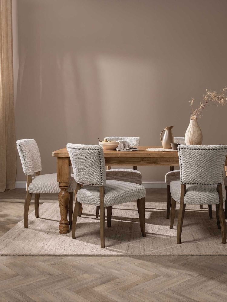 Barker and Stonehouse Cream Otto Fabric Dining Chair - Image 2 of 9 Barker and Stonehouse Cream Otto Fabric Dining Chair - Image 2 of 9