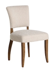 Barker and Stonehouse Cream Otto Fabric Dining Chair - Image 3 of 9