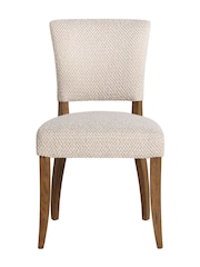 Barker and Stonehouse Cream Otto Fabric Dining Chair - Image 4 of 9