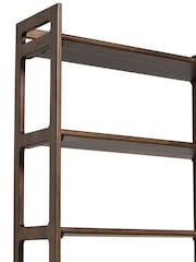 Barker and Stonehouse Brown Cresta 4 Shelf Bookcase With Cabinet - Image 10 of 10