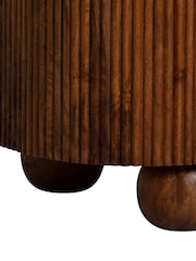 Barker and Stonehouse Brown Tasso 3 Drawer Marble Top Chest - Image 5 of 9