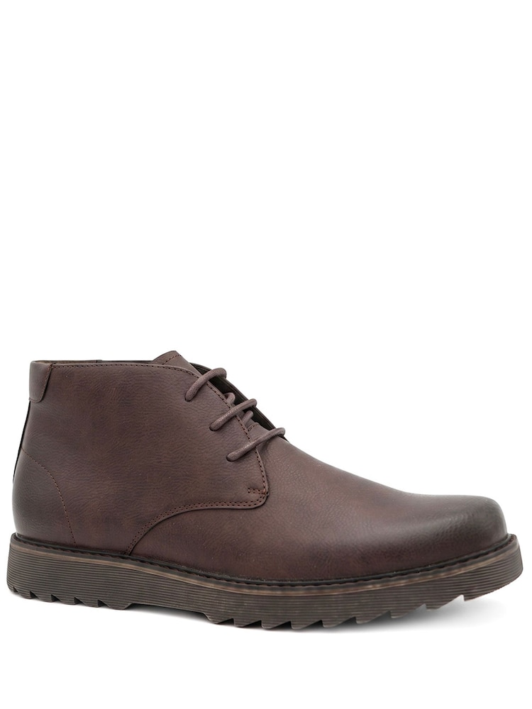 Pavers Brown Wide Fit Lace Up Chukka Boots - Image 2 of 6