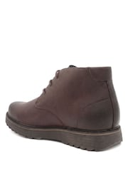 Pavers Brown Wide Fit Lace Up Chukka Boots - Image 3 of 6