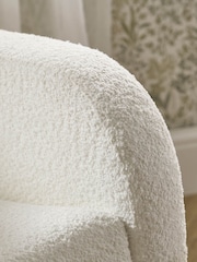 CuddleCo Off-White Mushroom Etta Bouclé Nursing Rocking Chair - Image 3 of 7
