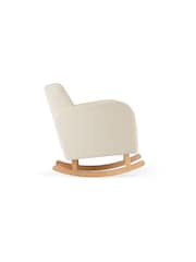 CuddleCo Off-White Mushroom Etta Bouclé Nursing Rocking Chair - Image 6 of 7