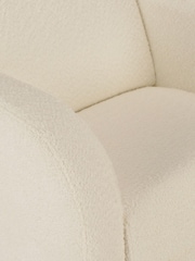 CuddleCo Off-White Mushroom Etta Bouclé Nursing Rocking Chair - Image 7 of 7