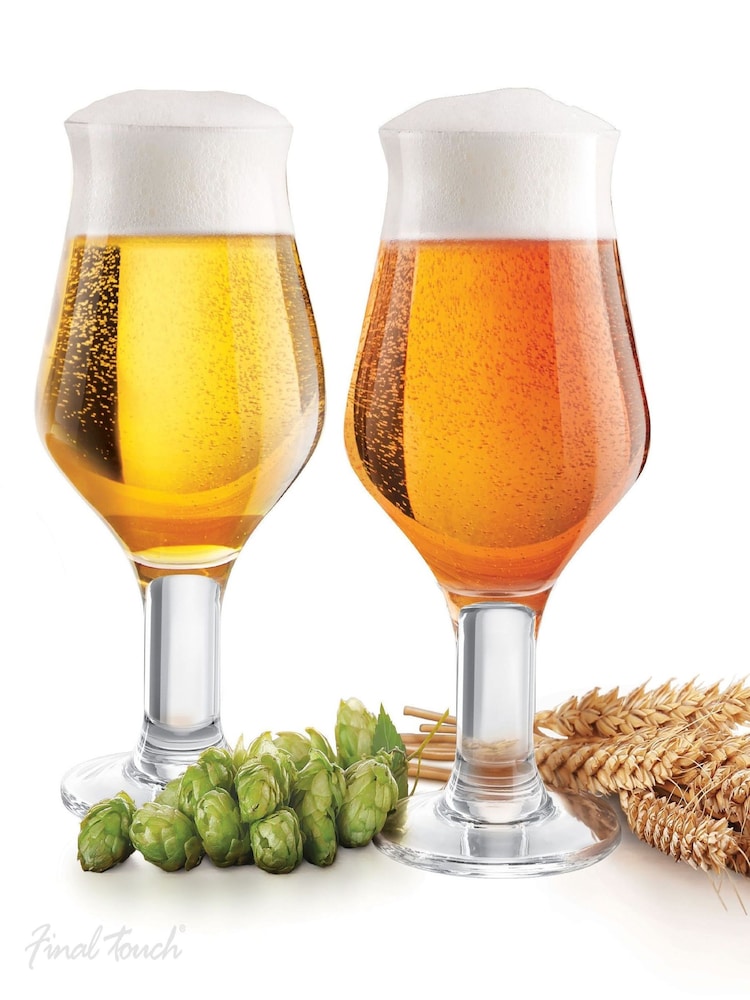 Jeray Clear Final Touch Craft Beer Glasses - Image 2 of 3