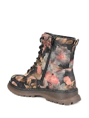 Pavers Black Fashionable Lace Up Ankle Boots - Image 3 of 7