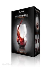 Jeray Clear Final Touch Set of 4 Conundrum Red Wine Glasses - Image 1 of 4