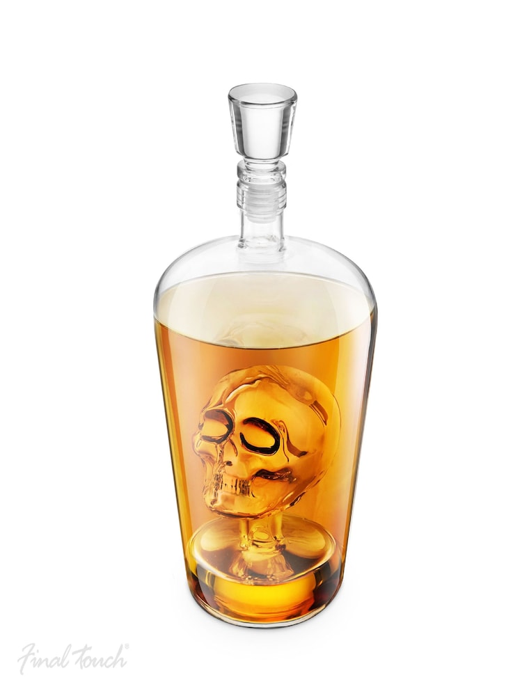 Jeray Clear Final Touch Brain Freeze Skull Decanter - Image 2 of 5
