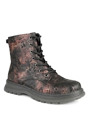 Pavers Brown Fashionable Lace Up Ankle Boots - Image 2 of 7