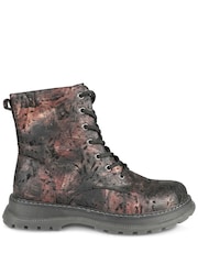 Pavers Brown Fashionable Lace Up Ankle Boots - Image 4 of 7