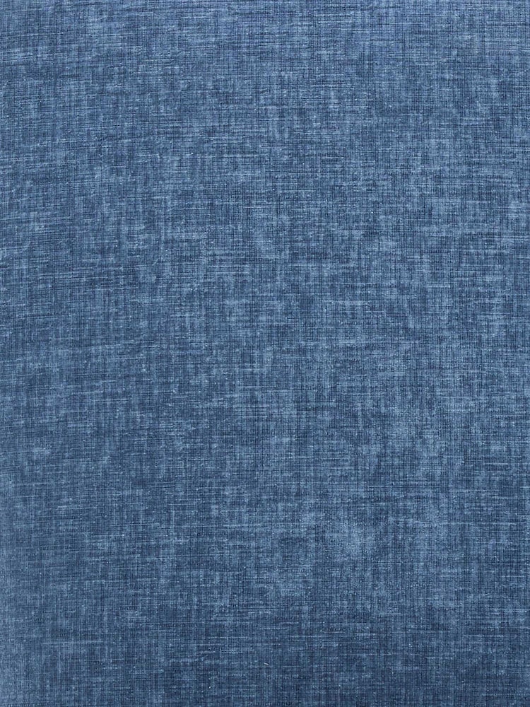 Barker and Stonehouse Blue and Dark Oak Gable Fabric Dining Chair With Dark Legs - Image 7 of 7