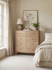 Barker and Stonehouse Brown Lewes 7 Drawer Reclaimed Wood Chest - Image 1 of 2