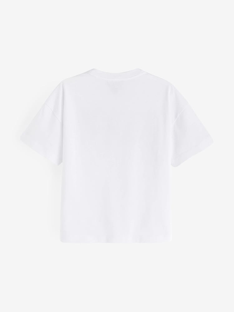 Emporio Armani EA7 Boys Logo Series Black T-Shirt - Image 2 of 3
