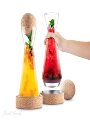 Jeray Clear Final Touch Sangria Carafe and Coaster Set - Image 2 of 4
