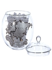 Jeray Clear Mixology Vintage Globe Ice Bucket - Image 2 of 2