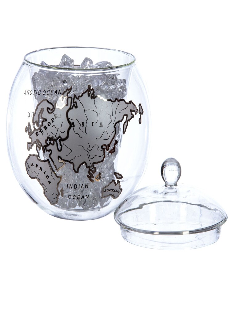 Jeray Clear Mixology Vintage Globe Ice Bucket - Image 2 of 2