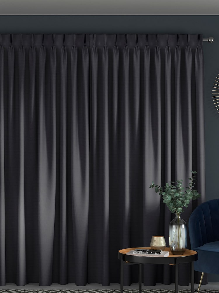 Onyx Black Voyage Maison Jasper Made To Measure Curtains - Image 2 of 8