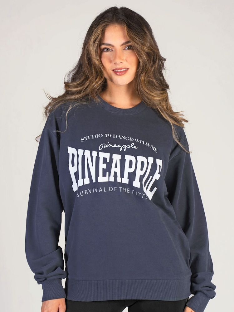Pineapple Blue Womens Logo Sweatshirt - Image 1 of 5