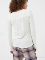 FatFace Cream Henley Top - Image 2 of 4
