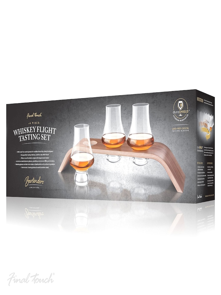 Jeray Clear Final Touch 4 Piece Whisky Flight Tasting Glasses Set - Image 1 of 6