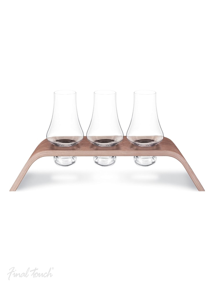 Jeray Clear Final Touch 4 Piece Whisky Flight Tasting Glasses Set - Image 6 of 6