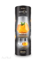 Jeray Clear Final Touch Set of 2 Revolve Spirit Glasses - Image 1 of 6