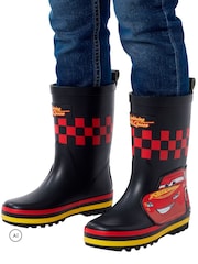 Character Black Disney Cars Lightning Mc Queen Wellies - Image 2 of 10