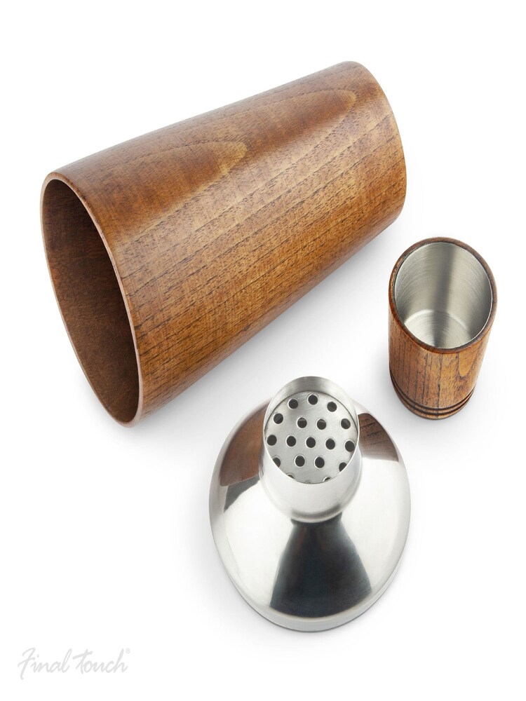 Jeray Brown Final Touch Wooden Cocktail Shaker - Image 2 of 3