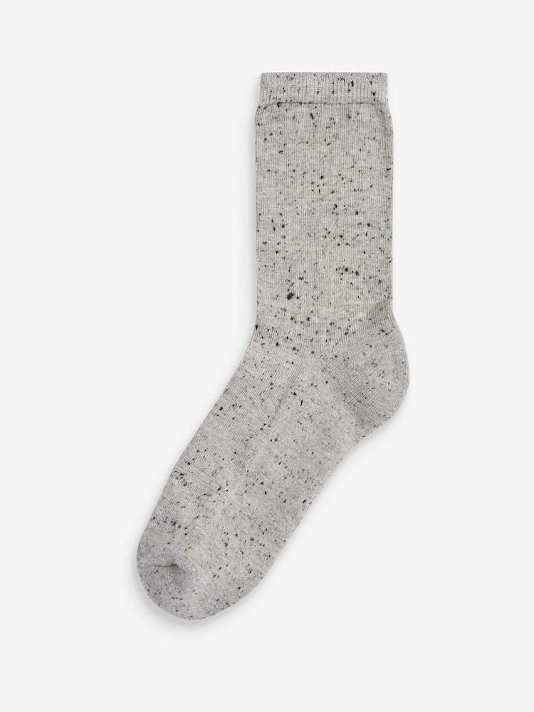Monochrom - Melierte Socken mit gepolsterter Sohle im 4er-Pack - Bild 2 von 5 Monochrom - Melierte Socken mit gepolsterter Sohle im 4er-Pack - Bild 2 von 5