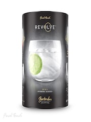 Jeray Clear Final Touch Set of 2 Revolve Cocktail Glass - Image 1 of 6