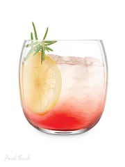 Jeray Clear Final Touch Set of 2 Revolve Cocktail Glass - Image 4 of 6