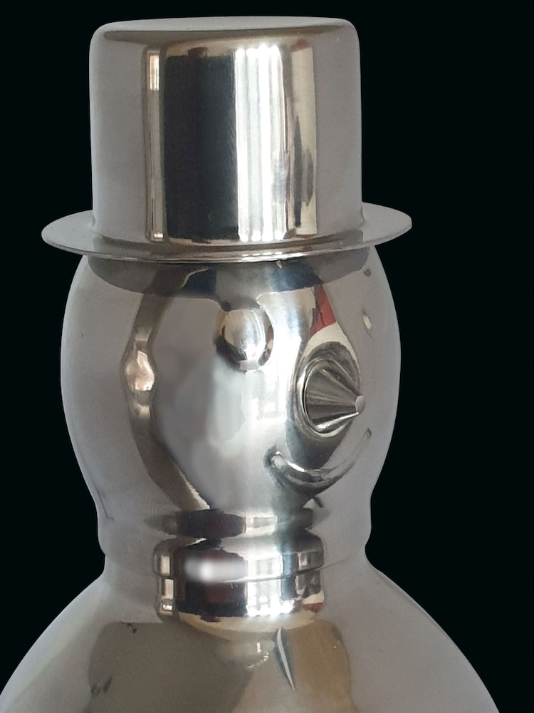 Jeray Silver Bar Originale Stainless Steel Snowman Cocktail Shaker - Image 2 of 6