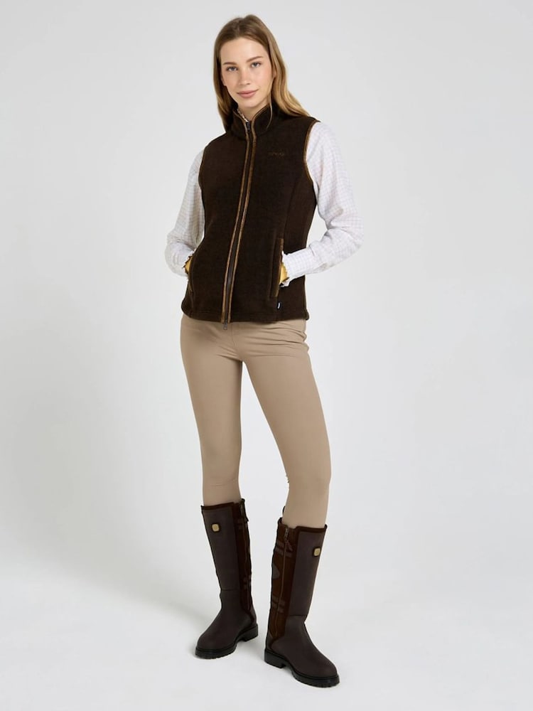 Brūna krāsa - Toggi Regent Fleece Gilet - Attēls 2 no 4