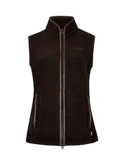 Brūna krāsa - Toggi Regent Fleece Gilet - Attēls 4 no 4
