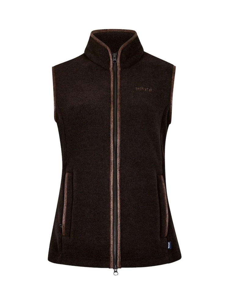 Brūna krāsa - Toggi Regent Fleece Gilet - Attēls 4 no 4
