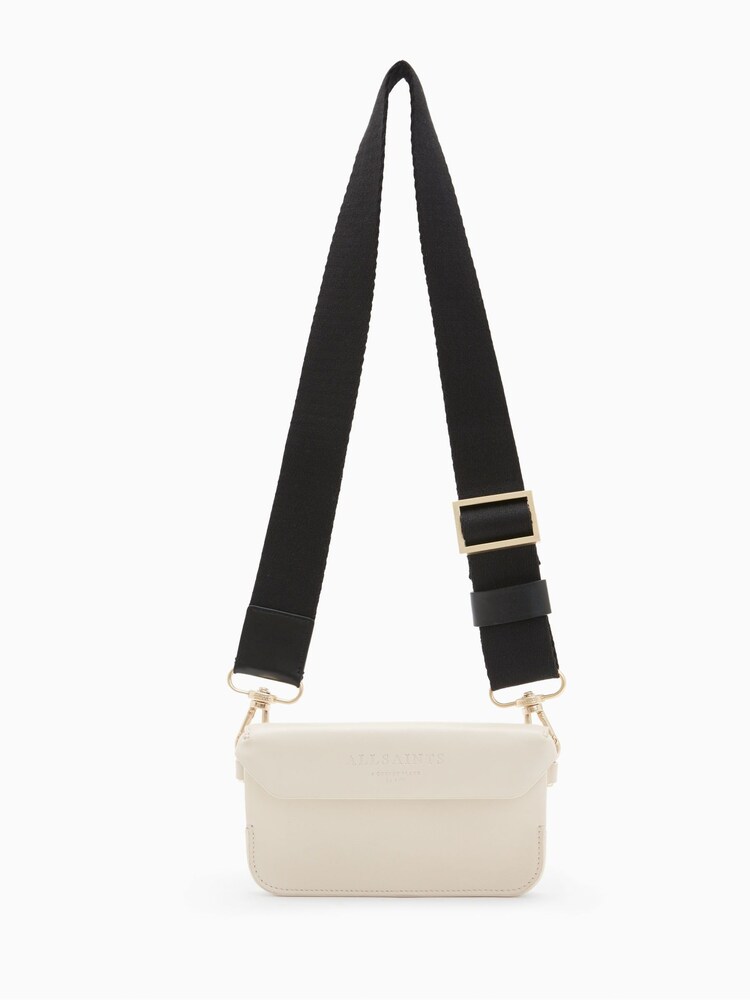 AllSaints White Cross-Body Zoe Bag - Image 1 of 5