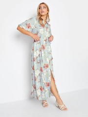 M&Co Blue Shirt Dress - Image 1 of 4