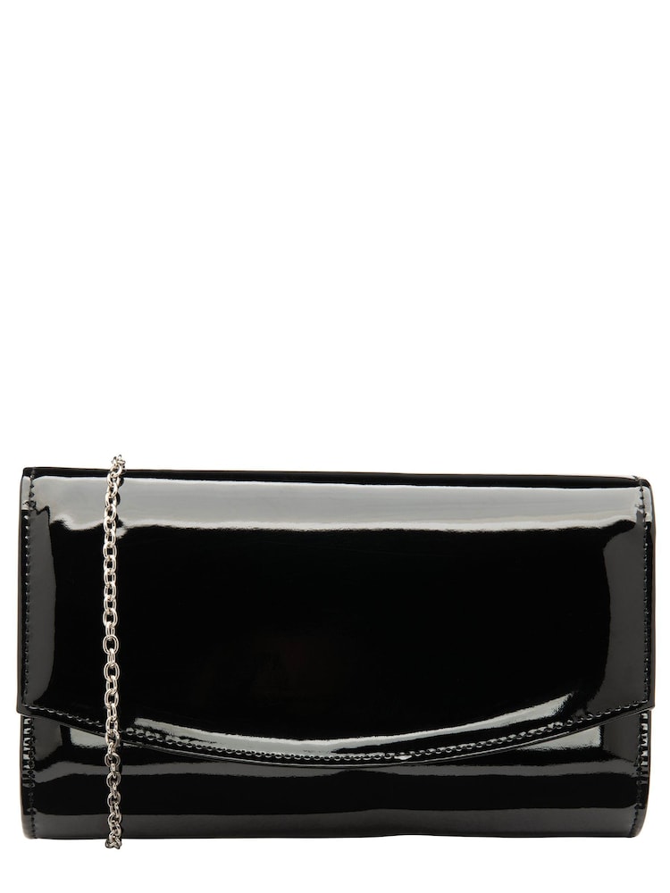 Schwarz/dunkel - Ravel Clutch mit Kettenriemen - Bild 1 von 4 Schwarz/dunkel - Ravel Clutch mit Kettenriemen - Bild 1 von 4