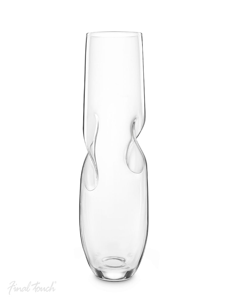Jeray Clear Final Touch Set of 4 Bubbles Stemless Champagne Sp Glasses - Image 2 of 4