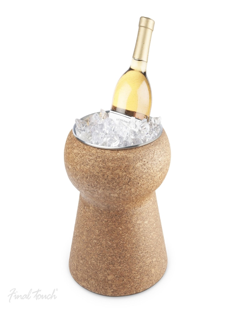 Jeray Clear Final Touch Cork Wine Bucket - Image 2 of 4