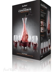 Jeray Clear Final Touch Conundrum Red Wine Decanter Set - Image 5 of 5